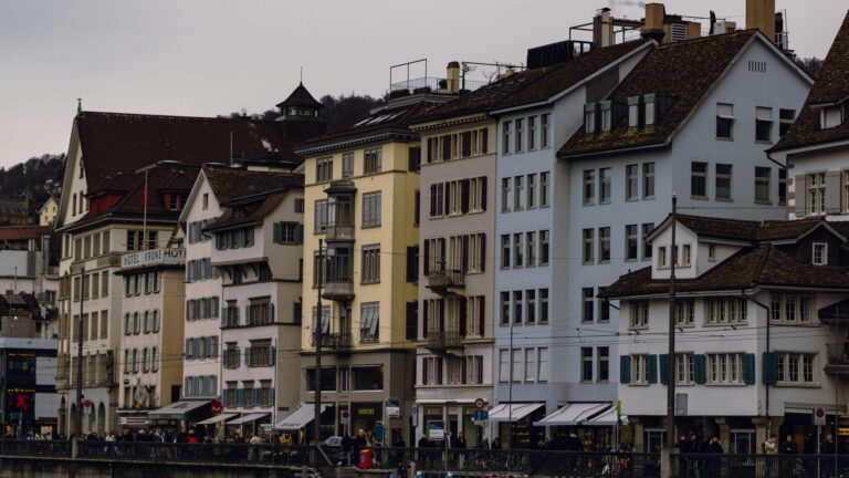 business apartments zürich, Wohnhäuser in der Zürcher Innenstadt