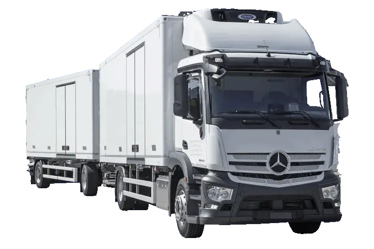 Lkw mit Kühlaufbau von Coolingvans